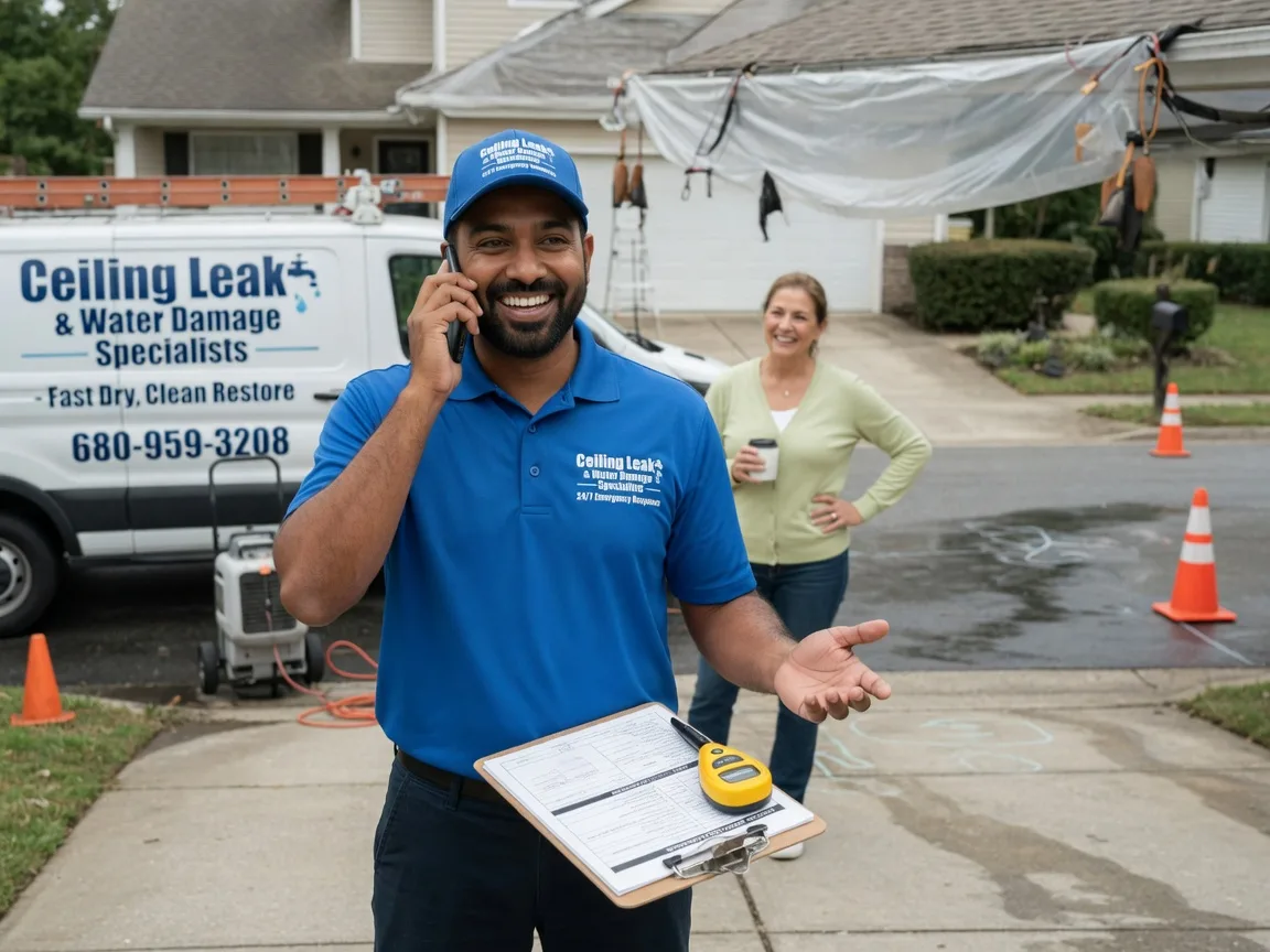 Ceiling Leak Cleanup Ravenna, NE FAQs